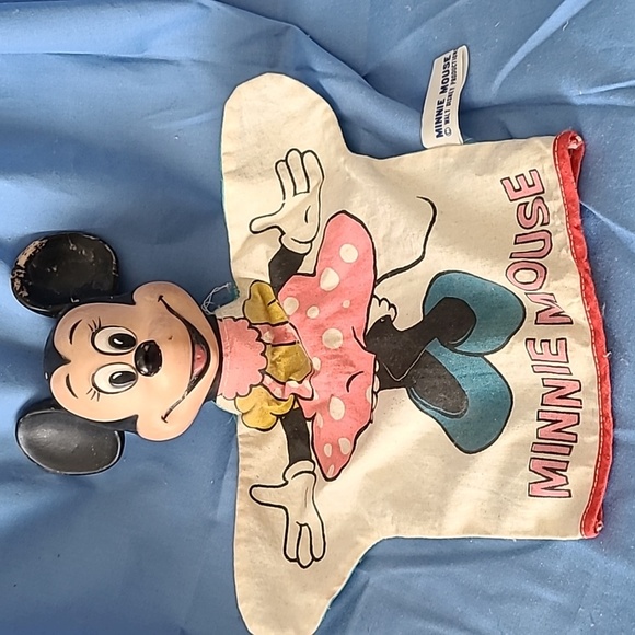 Disney Other - VINTAGE WALT DISNEY MINNIE MOUSE HAND PUPPETS CLOTH AND RUBBER